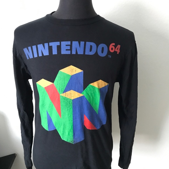 Nintendo Other - Nintendo 64 long sleeve t shirt  medium